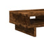skærmstander 50x27x15 cm konstrueret træ røget egetræsfarve