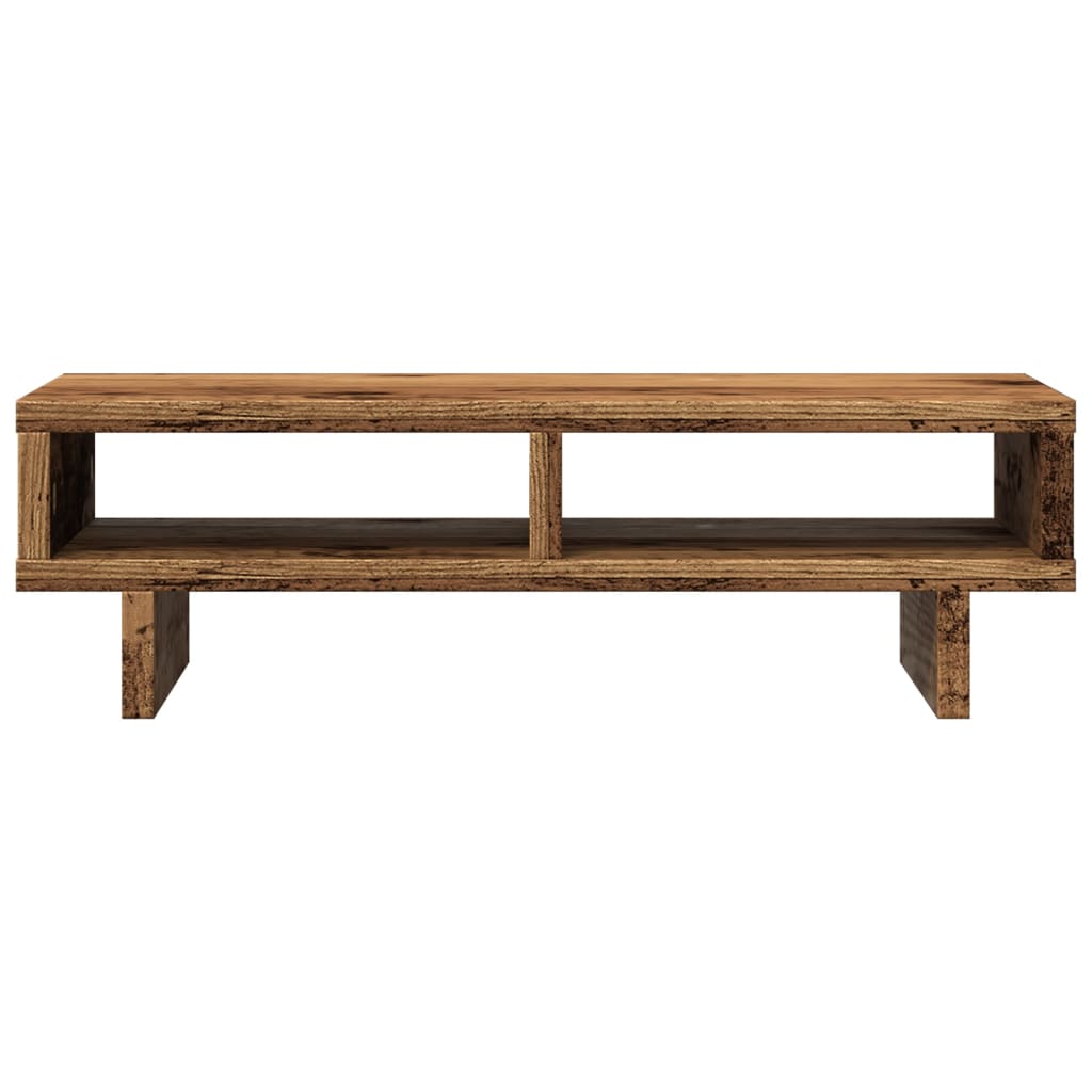 skærmholder 50x27x15 cm konstrueret træ gammelt træ