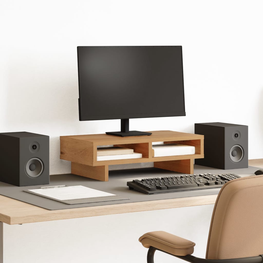skærmholder 50x27x15 cm konstrueret træ kunsteg