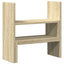hylde til skrivebord 40x17x41 cm konstrueret træ sonoma-eg