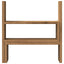 hylde til skrivebord 40x17x41 cm konstrueret træ kunsteg