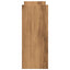 hylde til skrivebord 40x17x41 cm konstrueret træ kunsteg