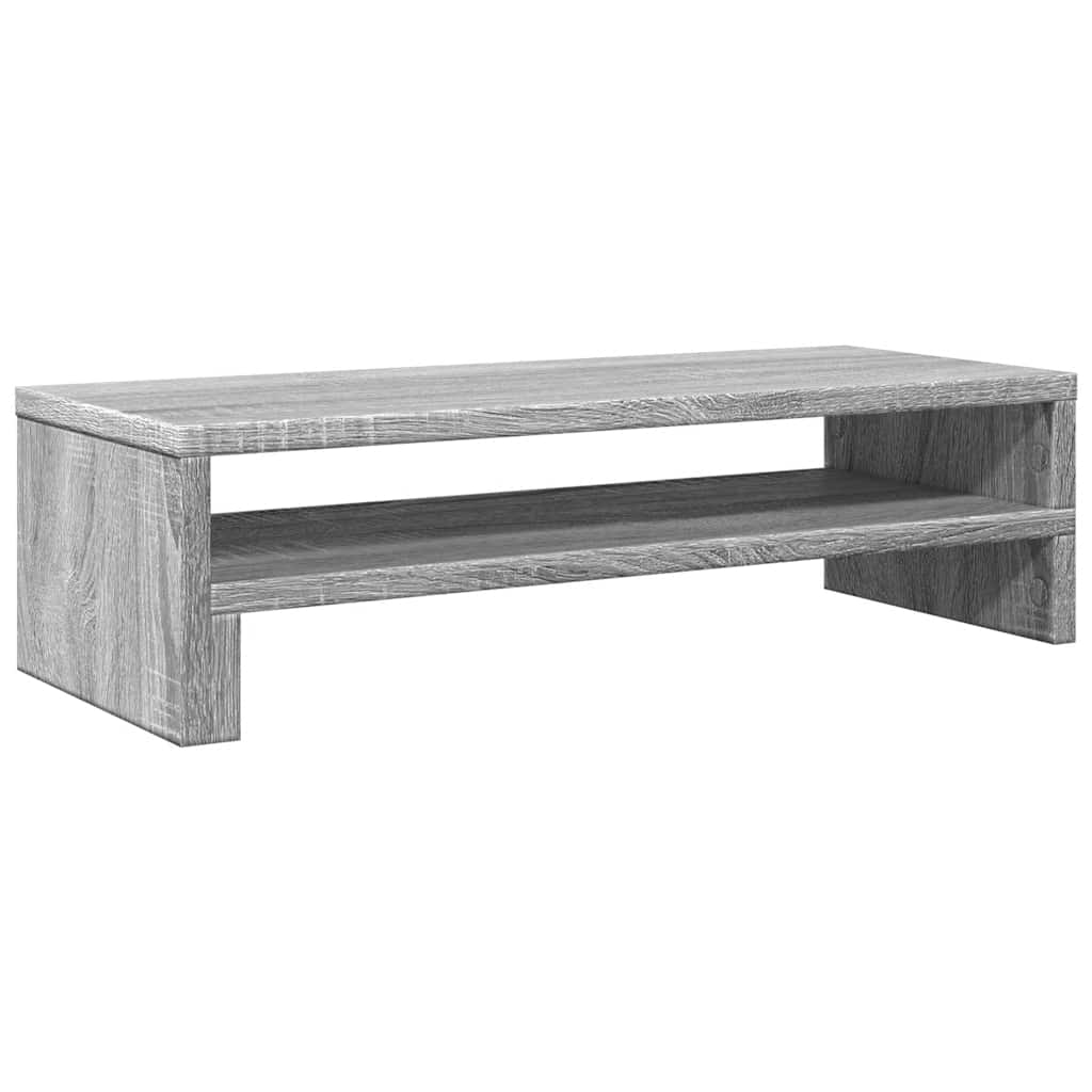 skærmstander 54x22x15 cm konstrueret træ grå sonoma-eg