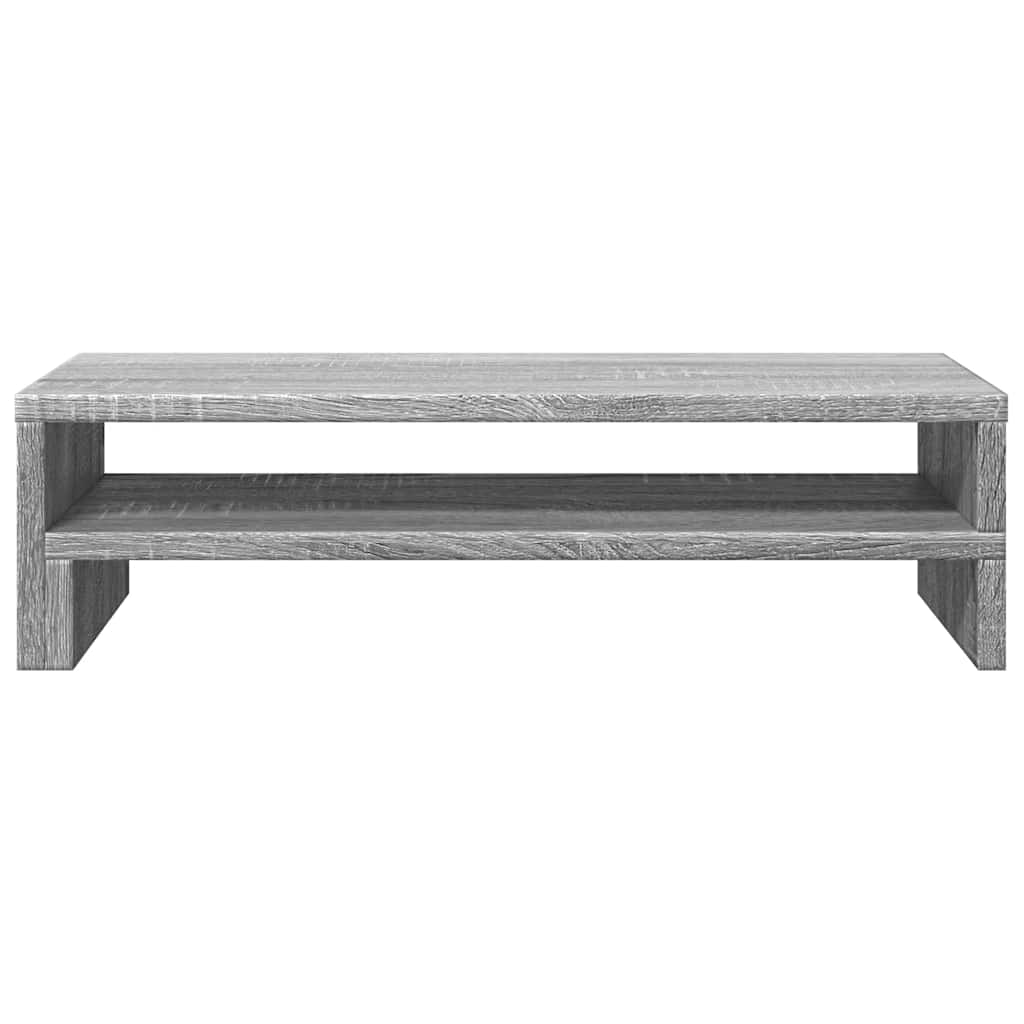 skærmstander 54x22x15 cm konstrueret træ grå sonoma-eg