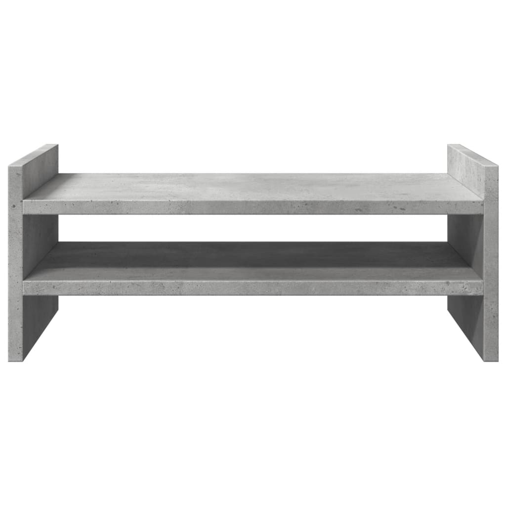 skærmholder 50x27x20 cm konstrueret træ betongrå