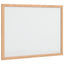 magnetisk whiteboardtavle med ramme af massivt fyrretræ 40x30cm