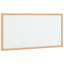 magnetisk whiteboardtavle med ramme i massivt fyrretræ 60x30 cm
