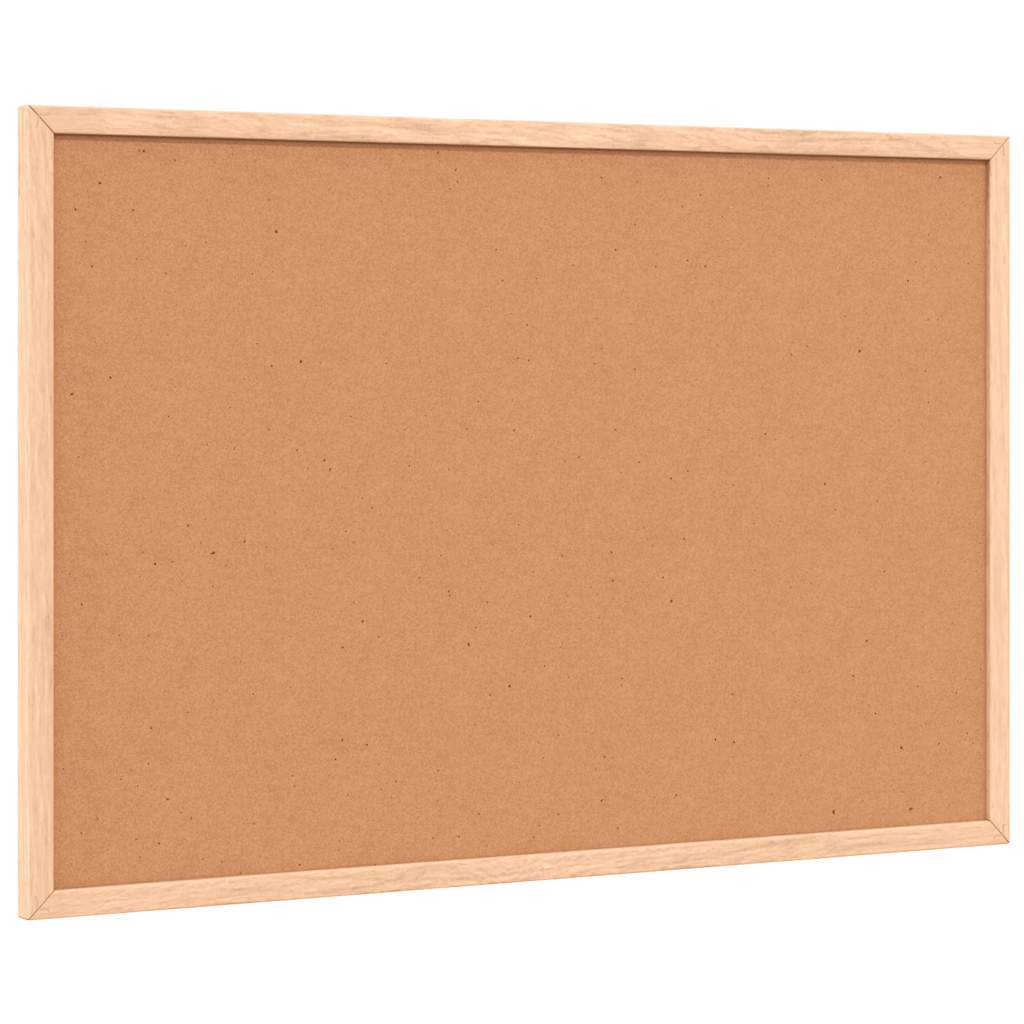 magnetisk whiteboardtavle med ramme i massivt fyrretræ 60x40 cm