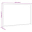 magnetisk whiteboardtavle med ramme i massivt fyrretræ 60x40 cm