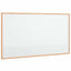 magnetisk whiteboardtavle med ramme i massivt fyrretræ 100x55 cm
