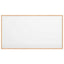 magnetisk whiteboardtavle med ramme i massivt fyrretræ 100x55 cm