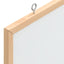 magnetisk whiteboardtavle med ramme i massivt fyrretræ 100x55 cm
