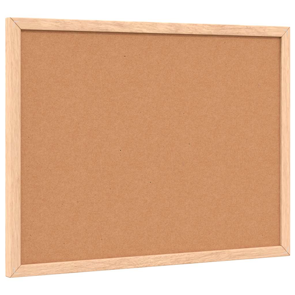 korktavle med ramme af massivt fyrretræ 40x30 cm