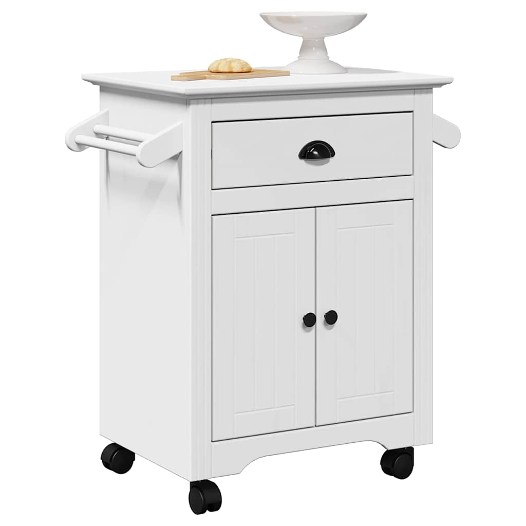køkkenvogn BODO 72x45x80 cm hvid billede