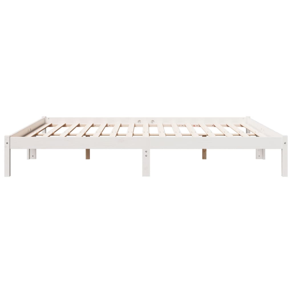 ekstra lang sengeramme uden madras 180x210 cm massivt fyrretræ