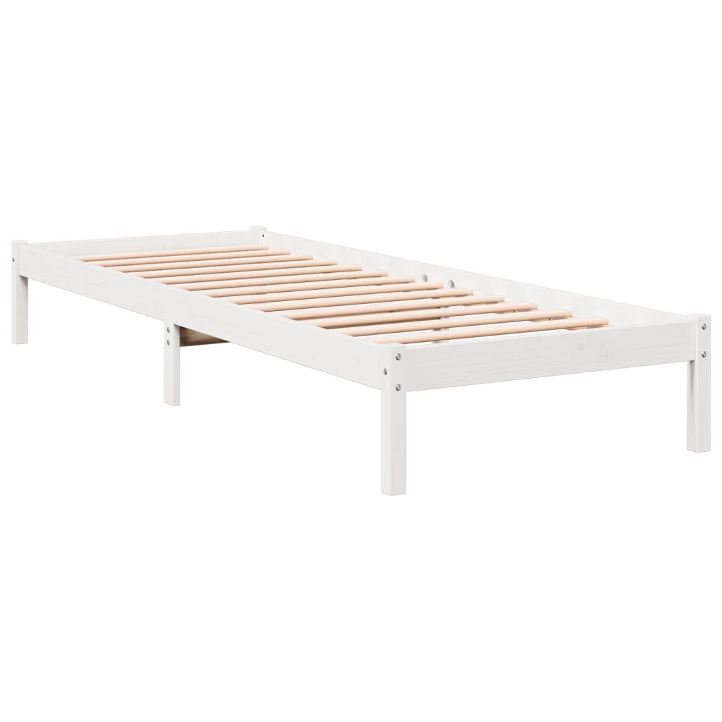 ekstra lang sengeramme uden madras 100x220 cm massivt fyrretræ