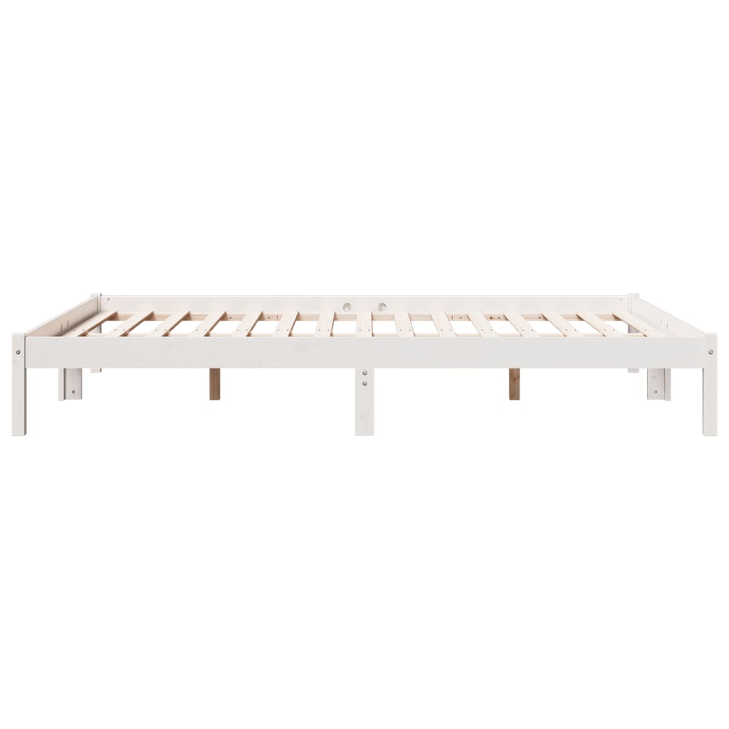 ekstra lang sengeramme uden madras 140x220 cm massivt fyrretræ
