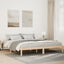 ekstra lang sengeramme uden madras 180x220 cm massivt fyrretræ
