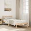 ekstra lang sengeramme uden madras 90x210 cm massivt fyrretræ
