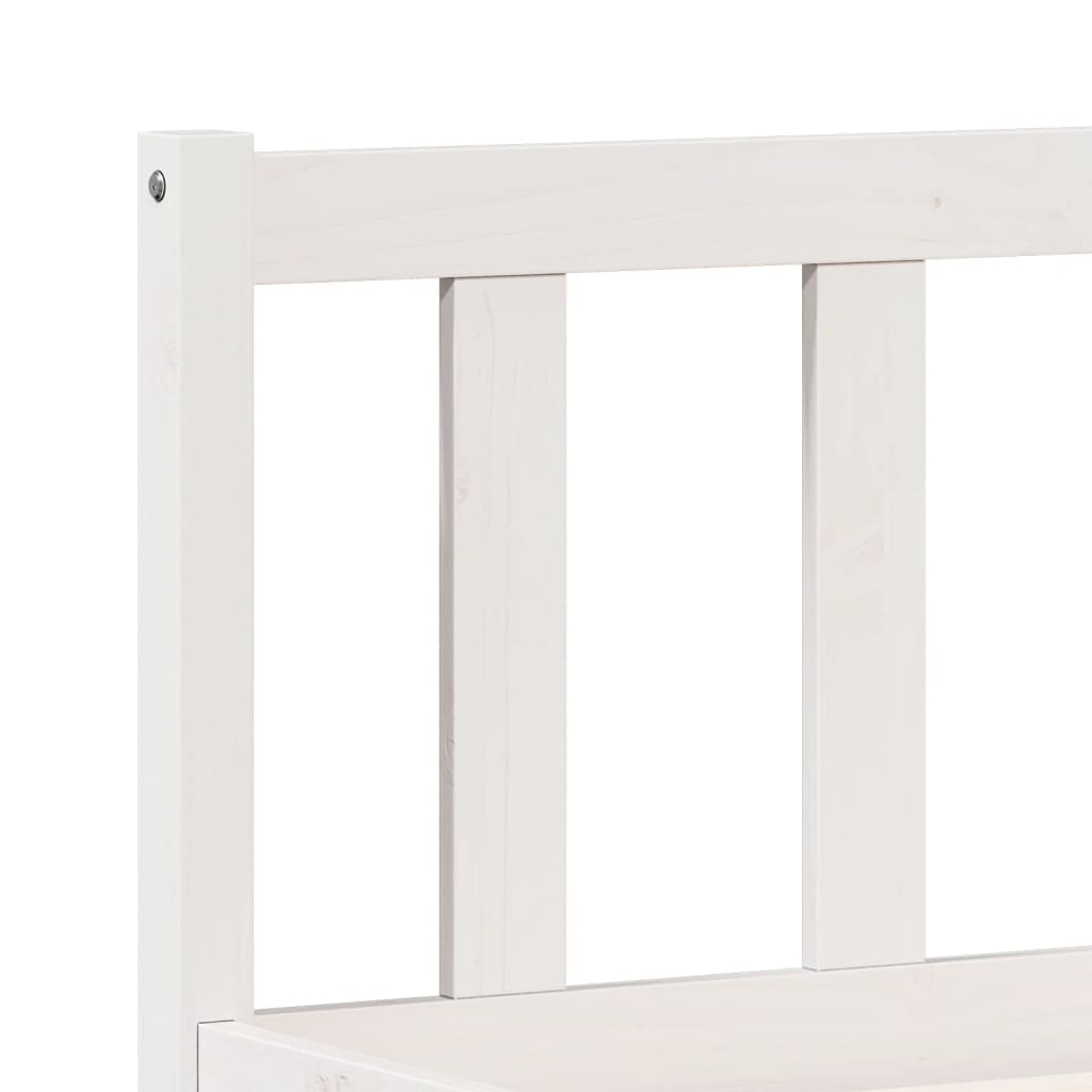 ekstra lang sengeramme uden madras 160x220 cm massivt fyrretræ