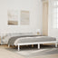 ekstra lang sengeramme uden madras 200x220 cm massivt fyrretræ