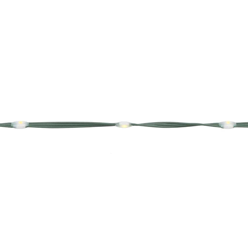 LED-juletræ 475 LED'er 247 cm koldt hvidt lys