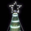 LED-juletræ 1028 LED'er 403 cm koldt hvidt lys