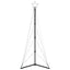 LED-juletræ 363 LED'er 182 cm koldt hvidt lys