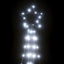 LED-juletræ 363 LED'er 182 cm koldt hvidt lys
