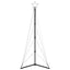 LED-juletræ 363 LED'er 182 cm blåt lys