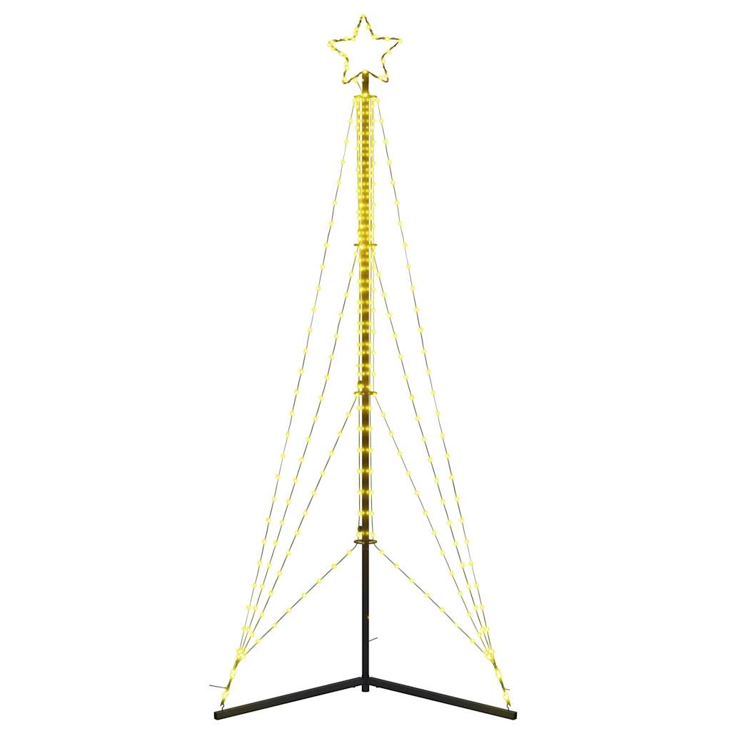 LED-juletræ 483 LED'er 240 cm varmt hvidt lys