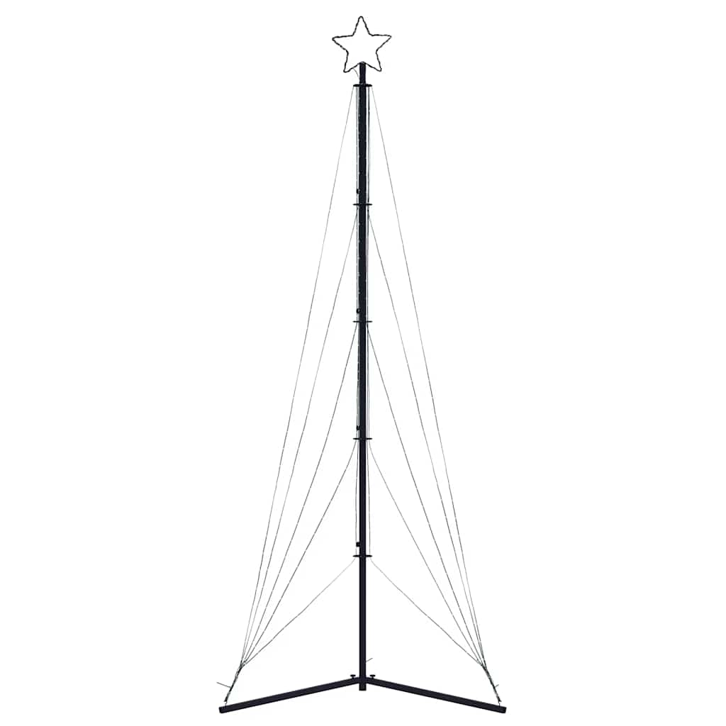 LED-juletræ 525 LED'er 302 cm farverigt lys