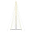 LED-juletræ 861 LED'er 478 cm varmt hvidt lys