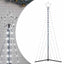 LED-juletræ 339 LED'er 187 cm koldt hvidt lys