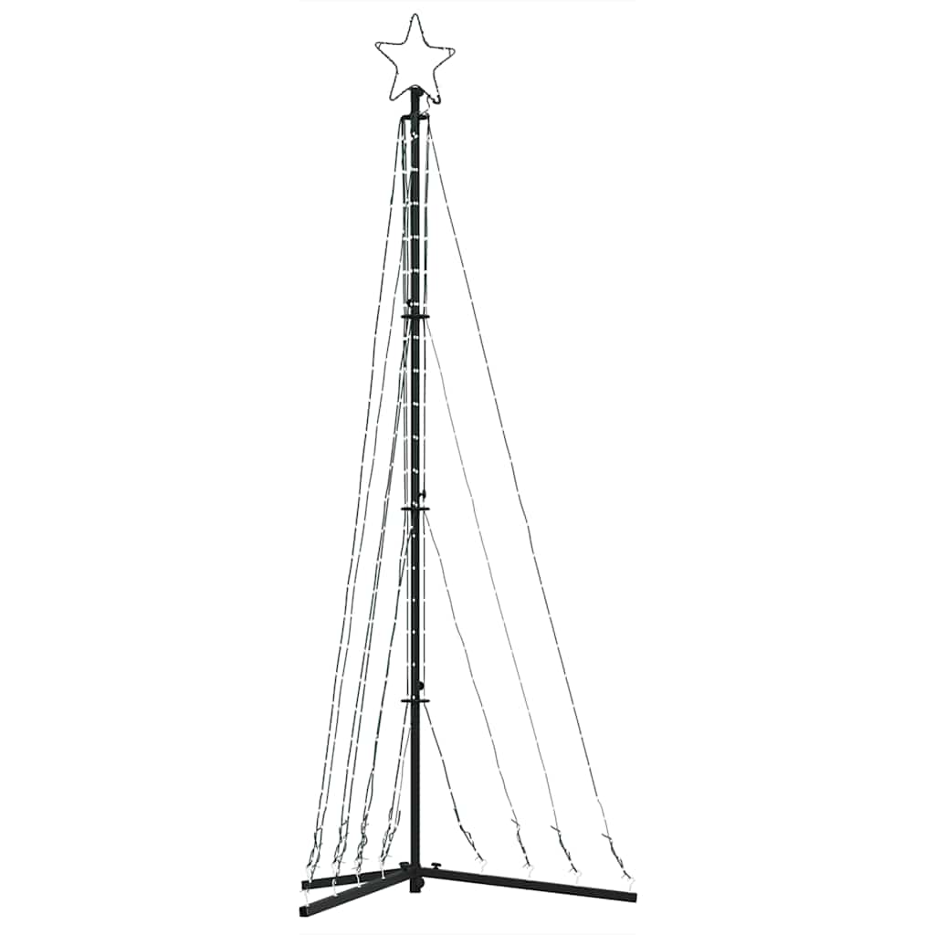 LED-juletræ 339 LED'er 187 cm farverigt lys