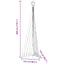LED-juletræ 495 LED'er 300,5 cm varmt hvidt lys