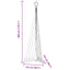 LED-juletræ 495 LED'er 300,5 cm farverigt lys