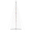 LED-juletræ 789 LED'er 476 cm farverigt lys