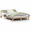 sengeramme uden madras 160x200 cm massivt fyrretræ