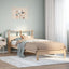 seng med reol uden madras 75x190 cm massivt fyrretræ