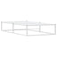 sengeramme uden madras 100x200 cm metal hvid