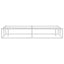 sengeramme uden madras 180x200 cm metal hvid