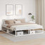 sengeramme uden madras 180x200 cm metal hvid