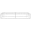 sengeramme uden madras 200x200 cm metal hvid