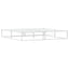 sengeramme uden madras 200x200 cm metal hvid
