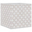 opbevaringskasser 4 stk. 32x32x32 cm foldbare stof cremefarvet
