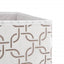 opbevaringskasser 10 stk. 32x32x32 cm foldbare stof cremefarvet