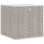 opbevaringskasser 4 stk. 32x32x32 cm foldbare stof brun