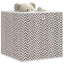 opbevaringskasser 4 stk. 32x32x32 cm foldbare stof brun