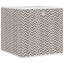 opbevaringskasser 10 stk. 32x32x32 cm foldbare stof brun